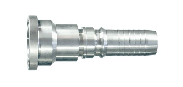 SAE Stainless 316L Straight 3000 PSI Flanged Interlock Hose Connectors