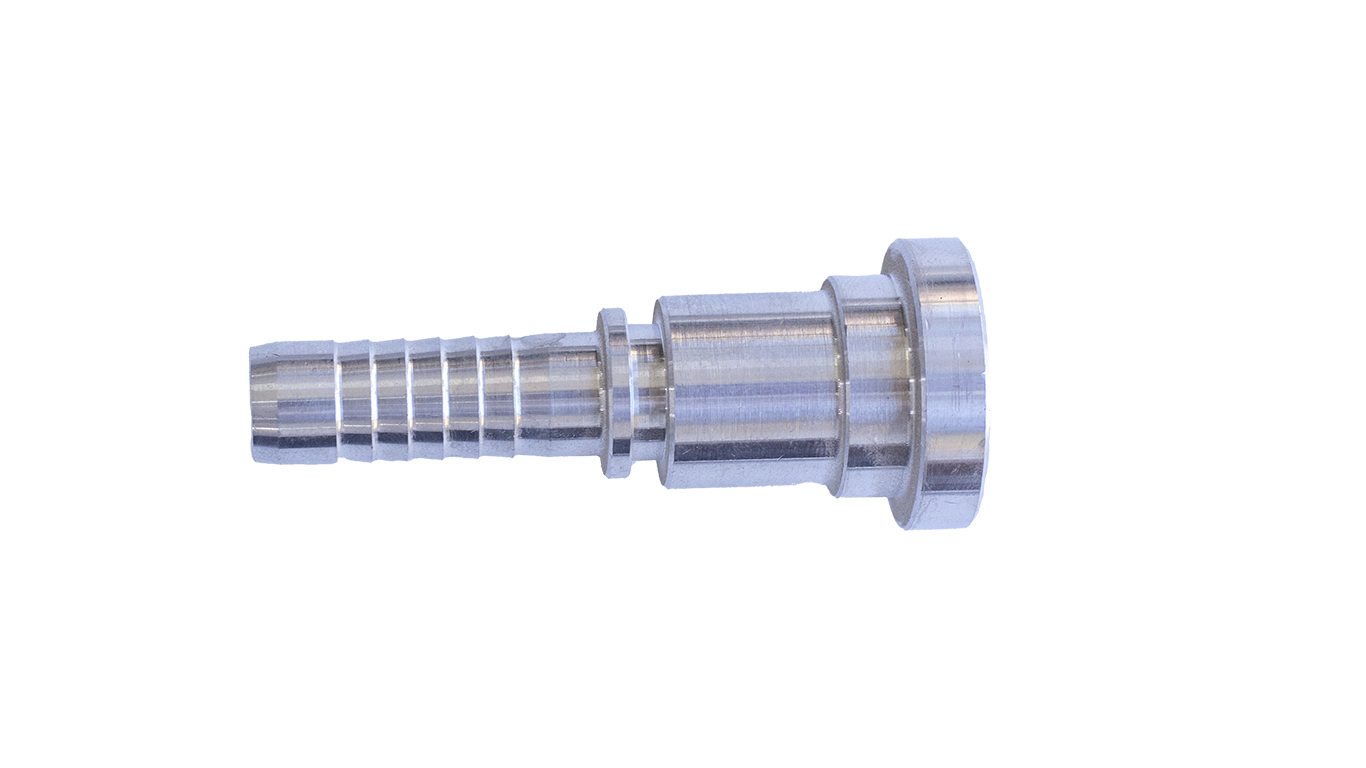 SAE Stainless 316L Straight 3000 PSI Flanged Hose Connectors